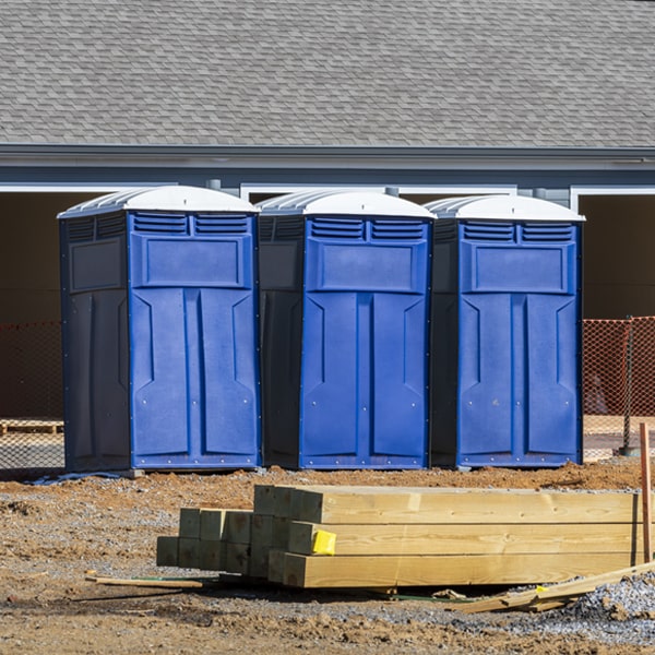 are there any restrictions on where i can place the porta potties during my rental period in Maryhill